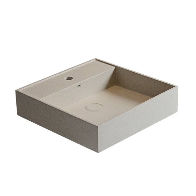 Cuba de apoio quadrada com mesa